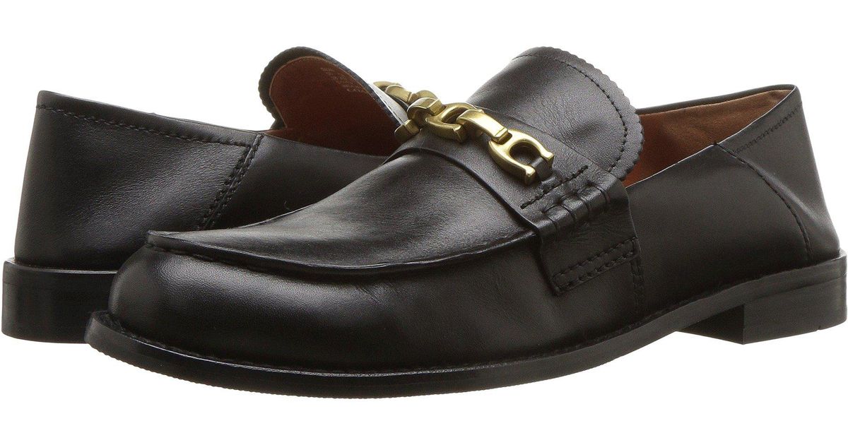 coach chain loafer