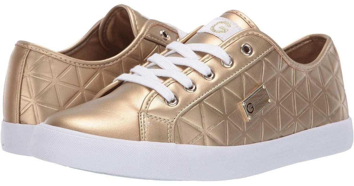 g by guess gold sneakers