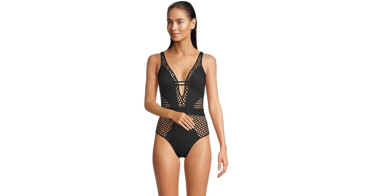 Pajamas Fishnet One-piece Swimwear