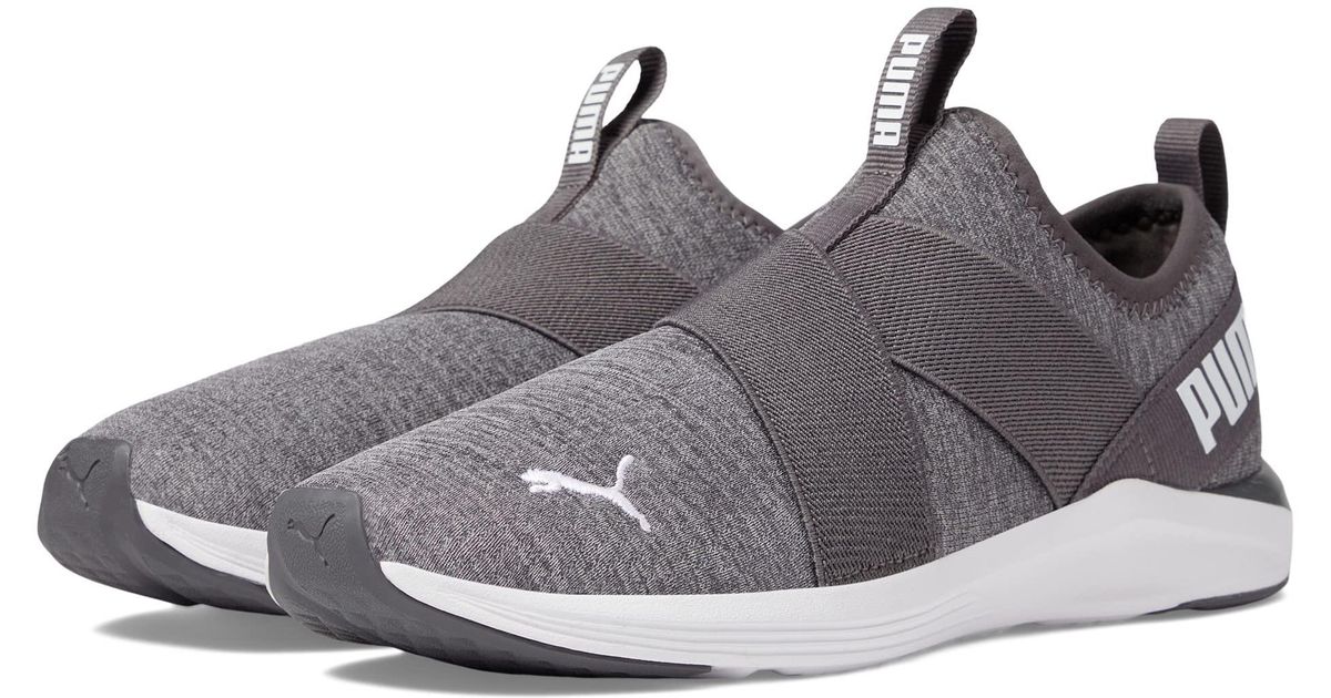 PUMA Prowl Slip-on Knit in Gray | Lyst