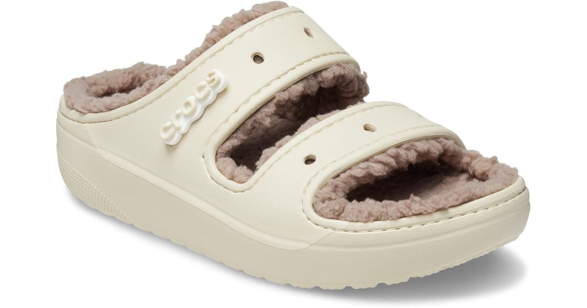 Crocs™ Synthetic Classic Cozzzy Sandal in Beige (Natural) Lyst