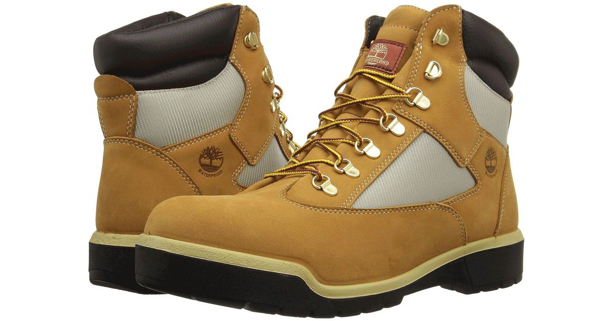 men's timberland field boots wheat