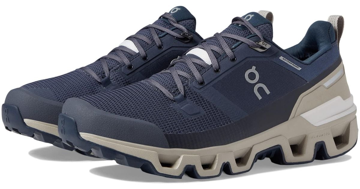 On Cloudwander Waterproof in Blue Lyst