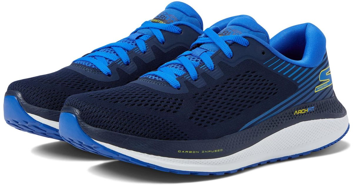Skechers Synthetic Go Run Arch Fit Persistence in Blue for Men Lyst