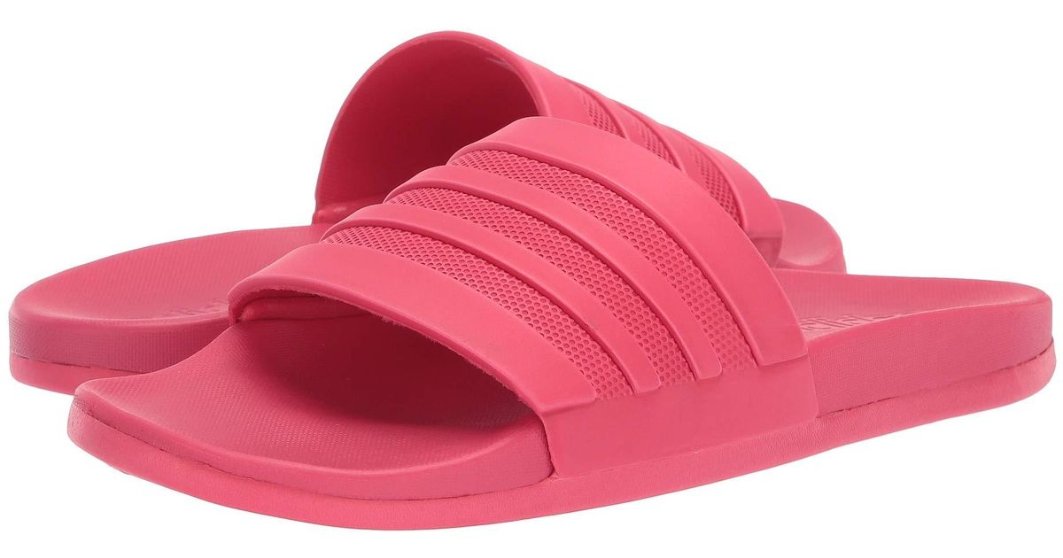 adidas Rubber Adilette Cf+ Mono in Bright Pink (Pink) - Lyst