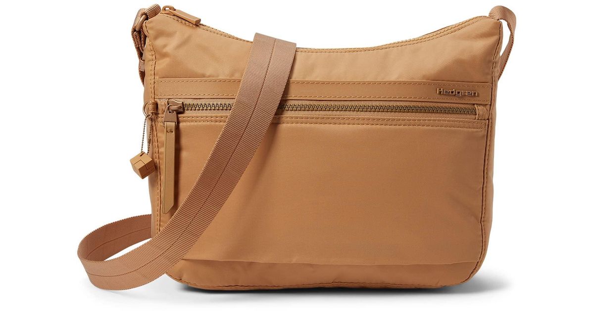Hedgren Synthetic Harper's Small Rfid Shoulder Bag in Tan (Brown) Lyst