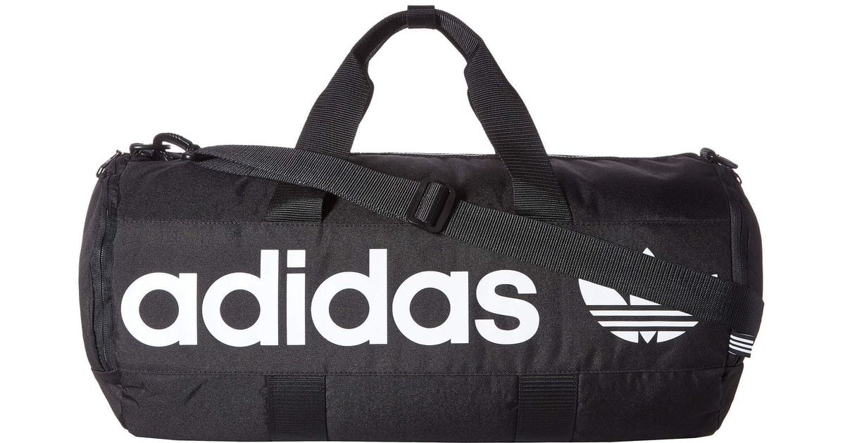 adidas paneled roll duffel bag