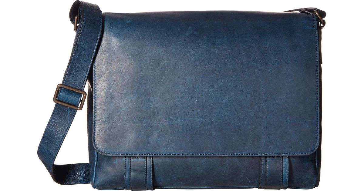 frye leather messenger bag