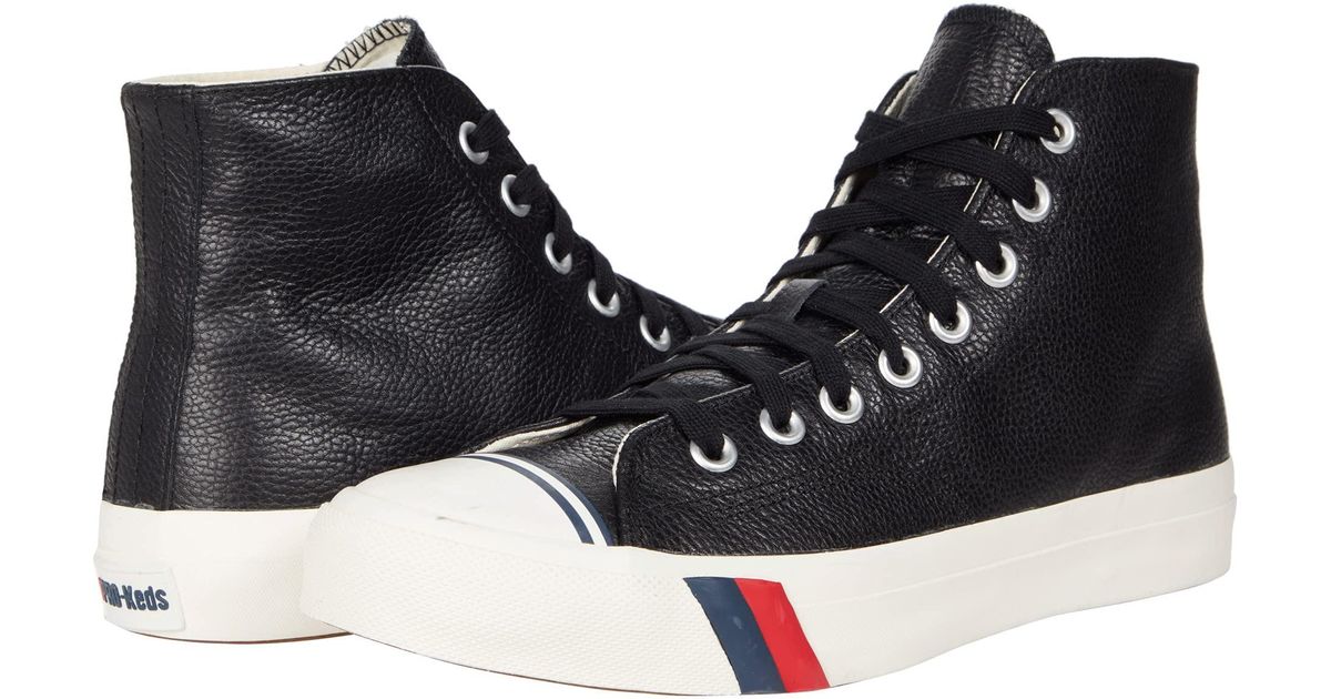 Pro Keds Royal Hi Core Leather in Black for Men Lyst