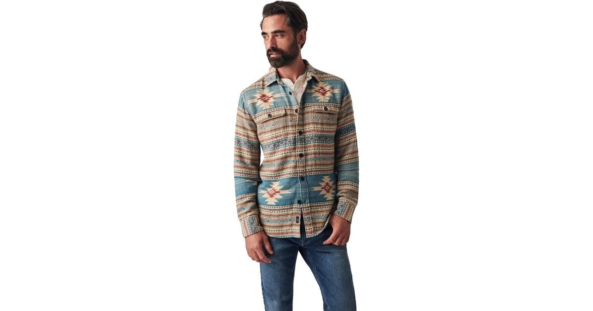 faherty canyon overshirt