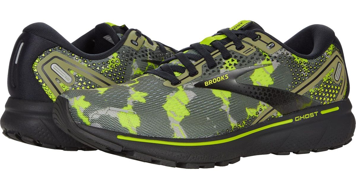 Brooks Silk Ghost 14 in Olive (Green) for Men Lyst
