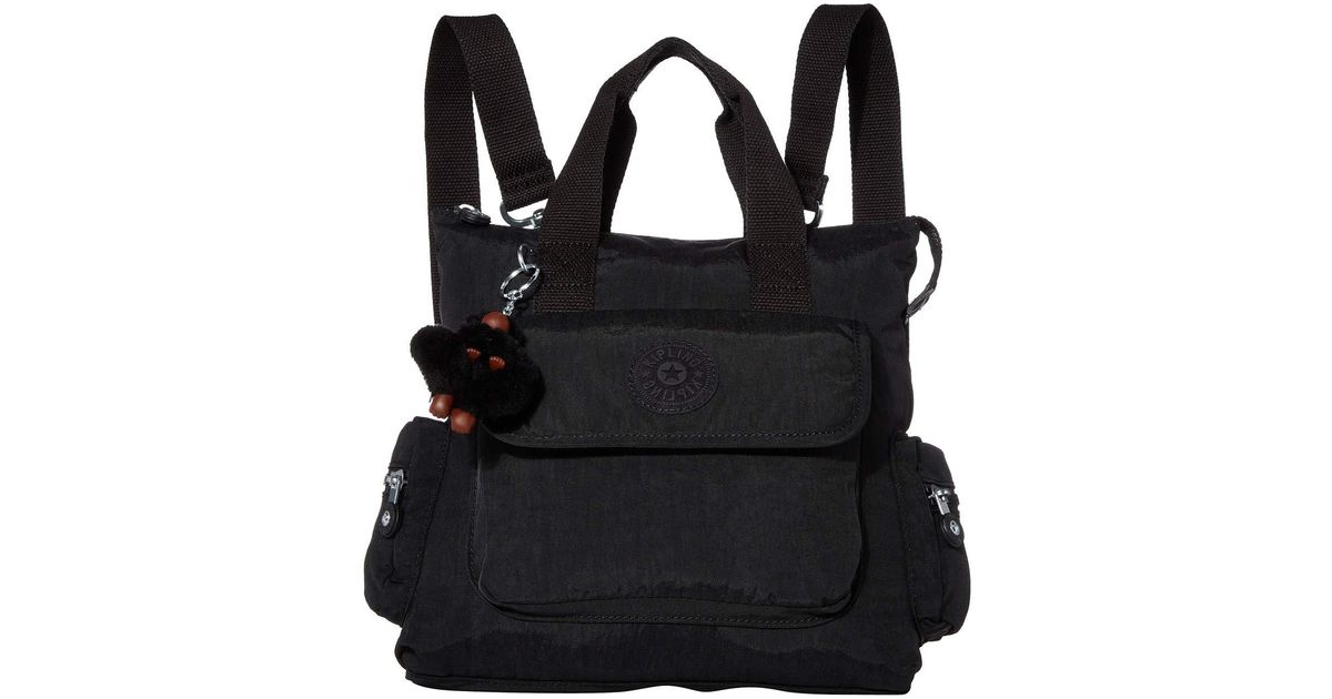 Kipling Revel Convertible Backpack in Black Lyst