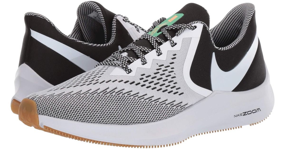 Nike Zoom Winflo 6 Se (black/white/gum Light Brown) Men's Running Shoes for  Men | Lyst