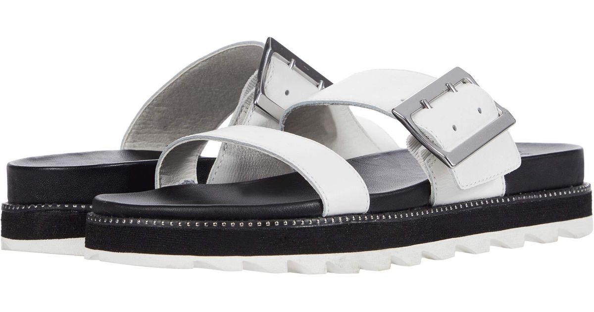 sorel roaming leather slide