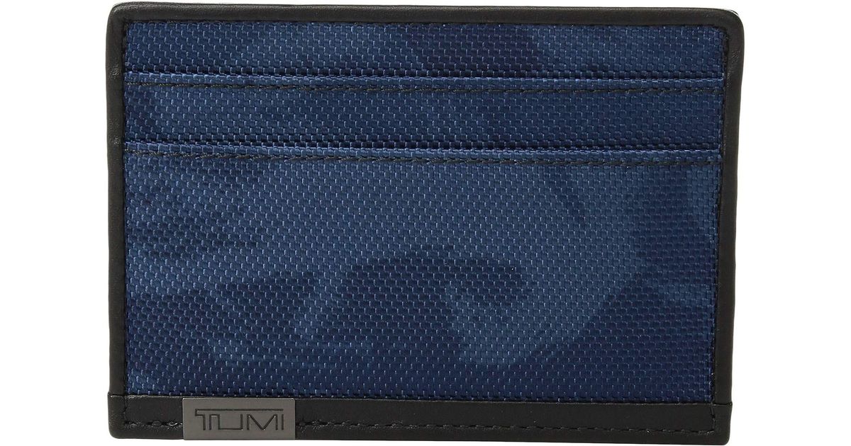 tumi card case wallet