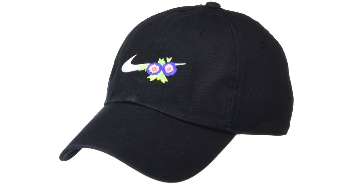 Nike Sportswear H86 Floral Hat in Black | Lyst
