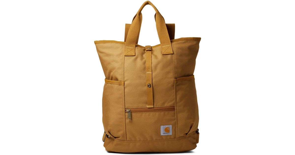 Carhartt Synthetic Convertible Backpack Tote in Brown Lyst