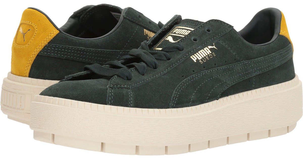 puma suede platform trace bold