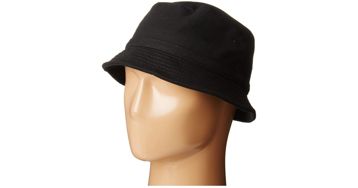 lacoste pique bucket hat