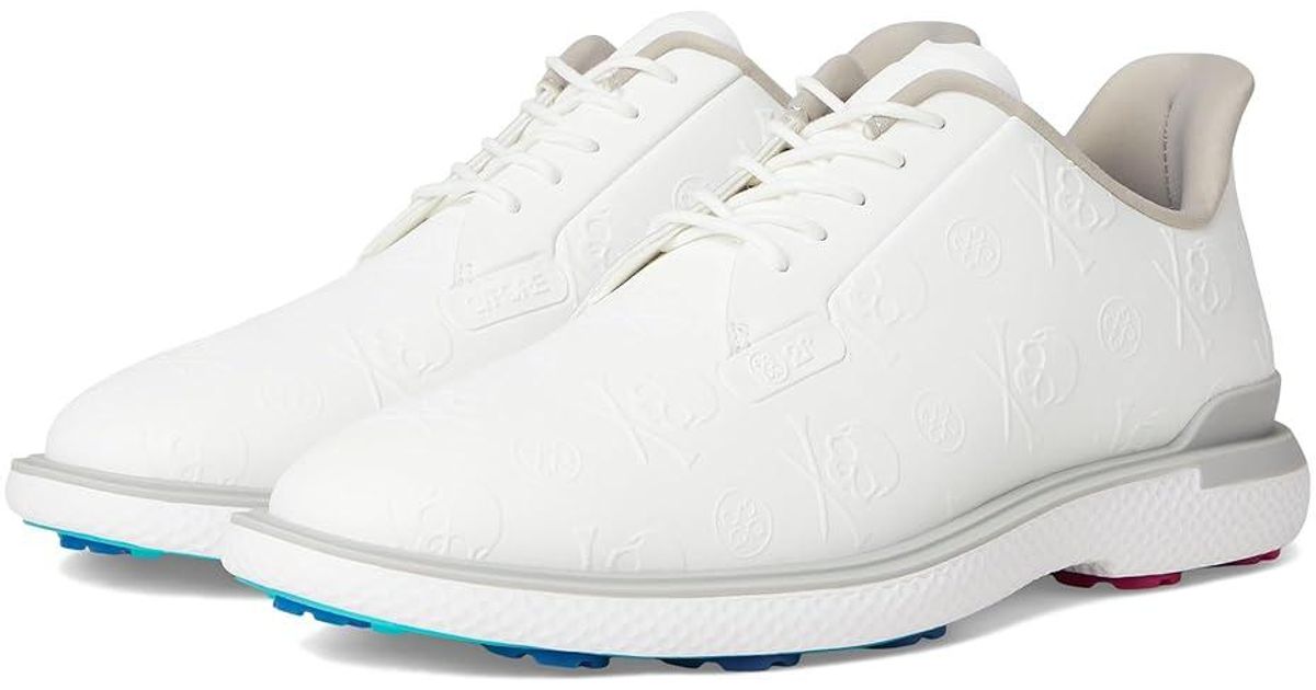 G/FORE Gallivan2R Embossed Skull Tees Golf Shoes Golf Shoes Snow/Nimbus ...
