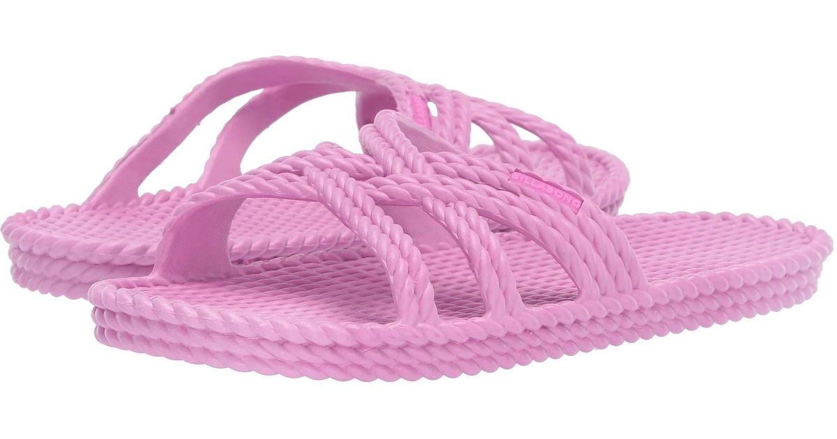 Billabong Rubber Slippin Slide Sandal in Pink - Lyst