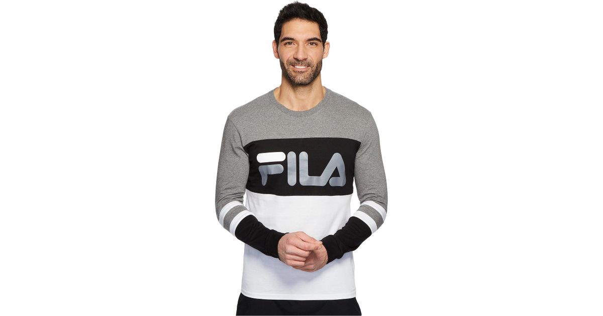 fila long sleeve t shirt mens