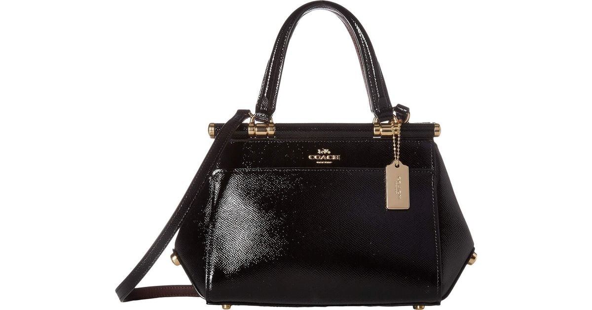 coach grace bag in crossgrain patent leather