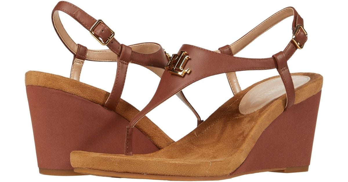 Ralph Lauren Jeannie Wedge Sandal 