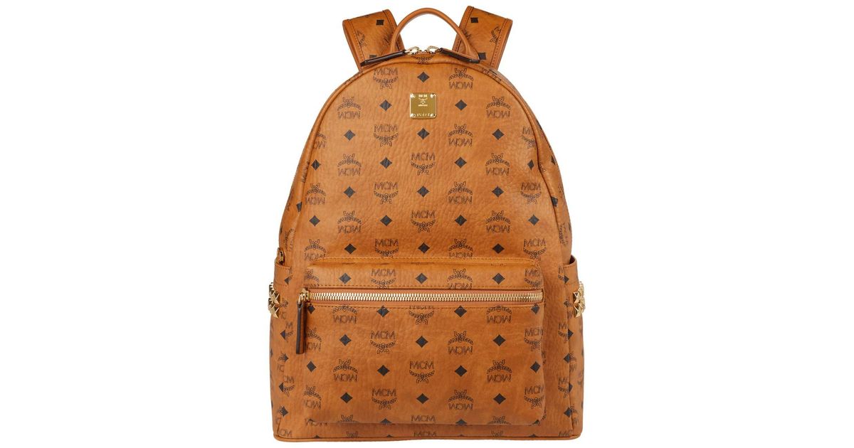 MCM Canvas Stark Visetos Backpack 40 in Mahogany (Brown) for Men Lyst