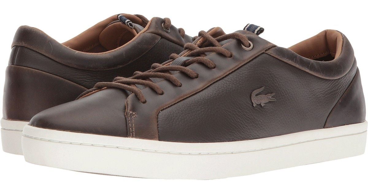 Lacoste Leather Straightset 118 1 (grey 