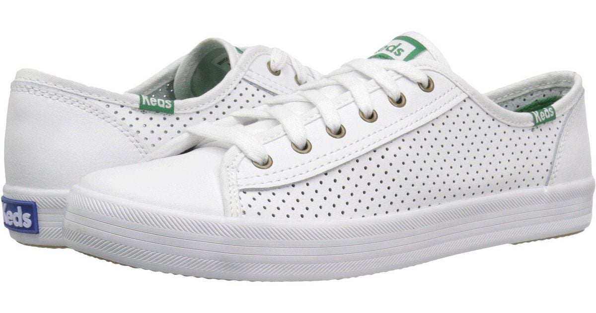Keds Kickstart Leather (white) Lace Up Casual Shoes Lyst