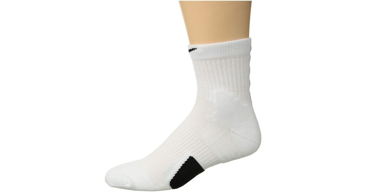 nike elite basketball socks white
