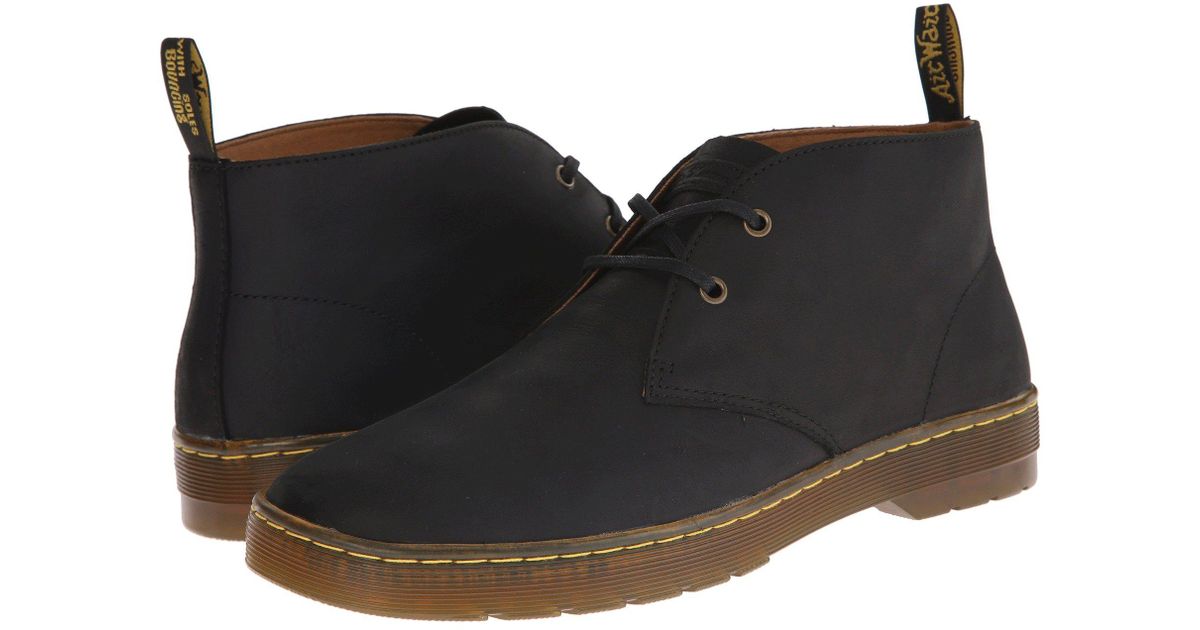 Dr. Martens Leather Cabrillo in Black for Men - Save 16% - Lyst