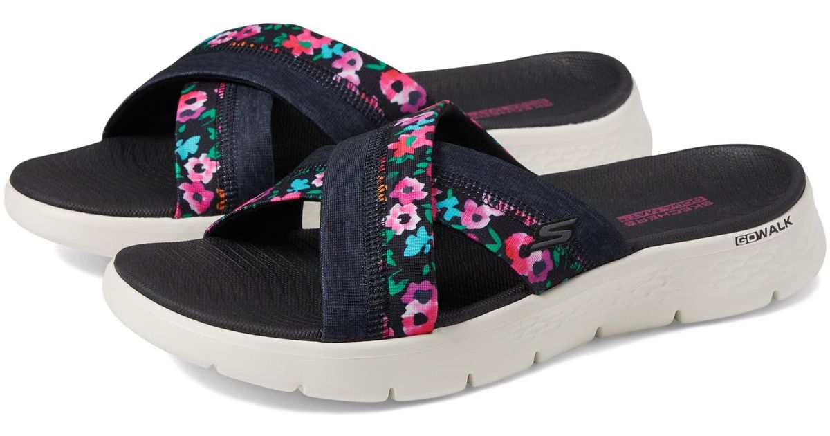 Skechers Go Walk Flex Sandalblossoms in Blue Lyst