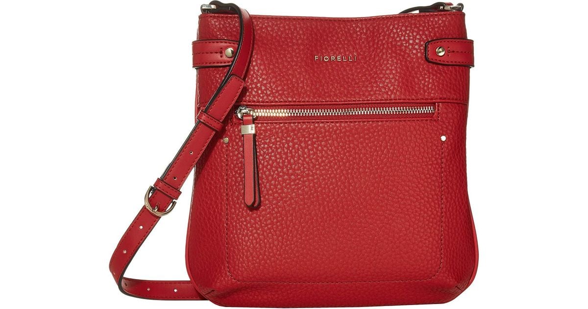fiorelli red crossbody bag
