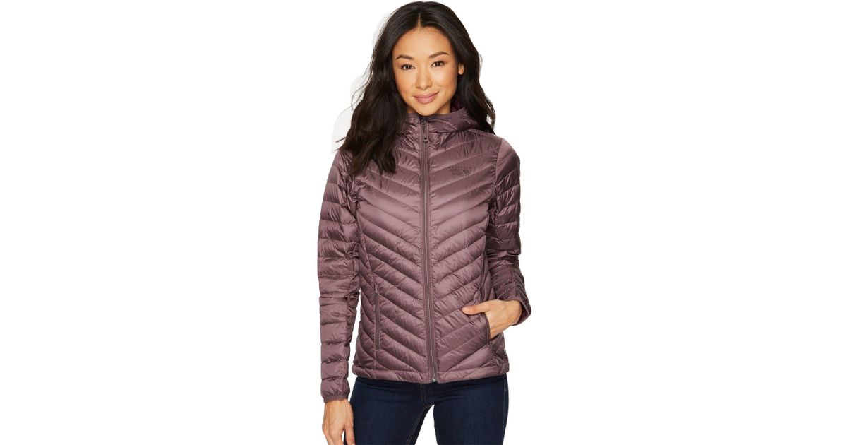 mountain hardwear micro ratio hooded down jacket