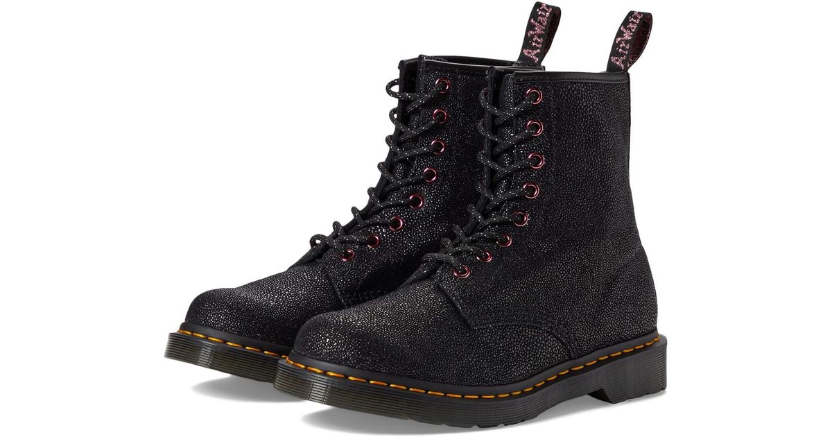 Dr. Martens 1460 Bejeweled Leather Boot in Black Lyst