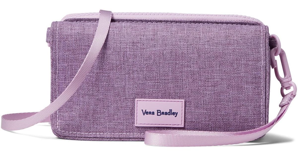 Vera Bradley Synthetic Recycled Lighten Up Reactive Compact Crossbody