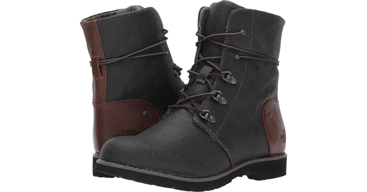 The North Face Ballard Lace Ii Coated Canvas (burnt Olive Green/cub Brown)  Women's Boots in Black for Men | Lyst