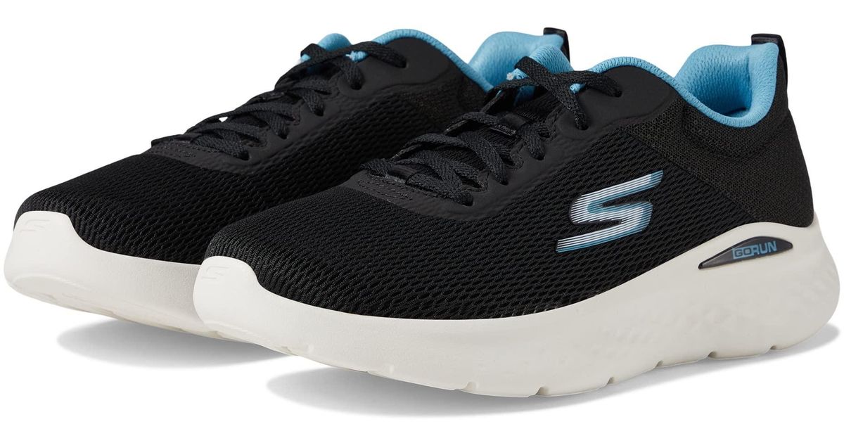 Skechers Go Run Lite Quick Stride in Black Lyst