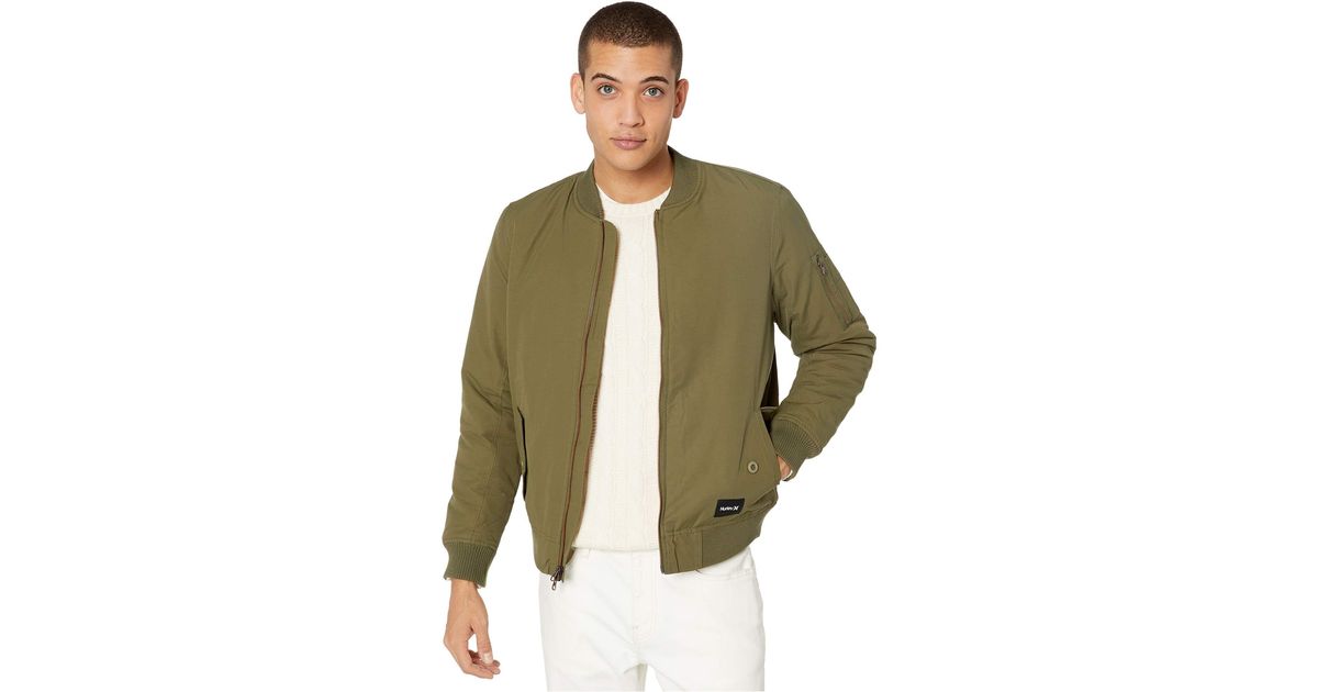 hurley green jacket
