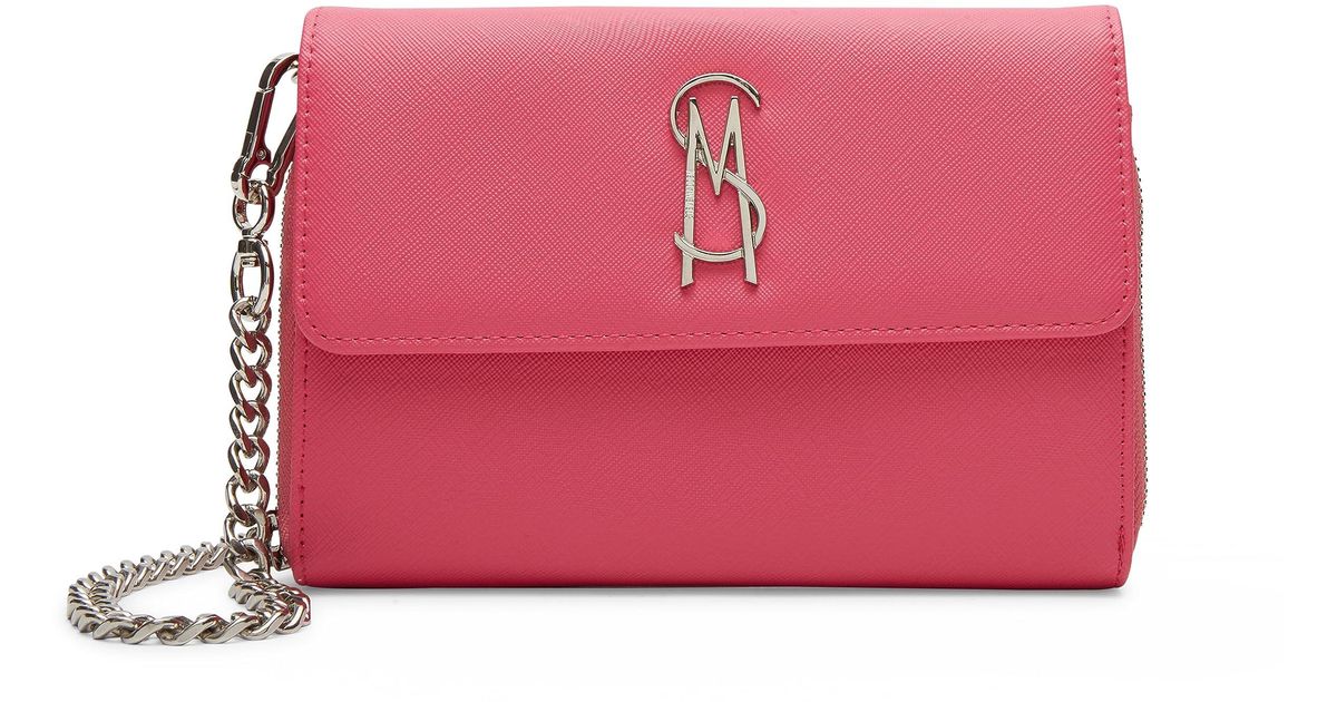 Steve Madden Bcarina Matte Croco Wallet Crossbody in Pink Lyst