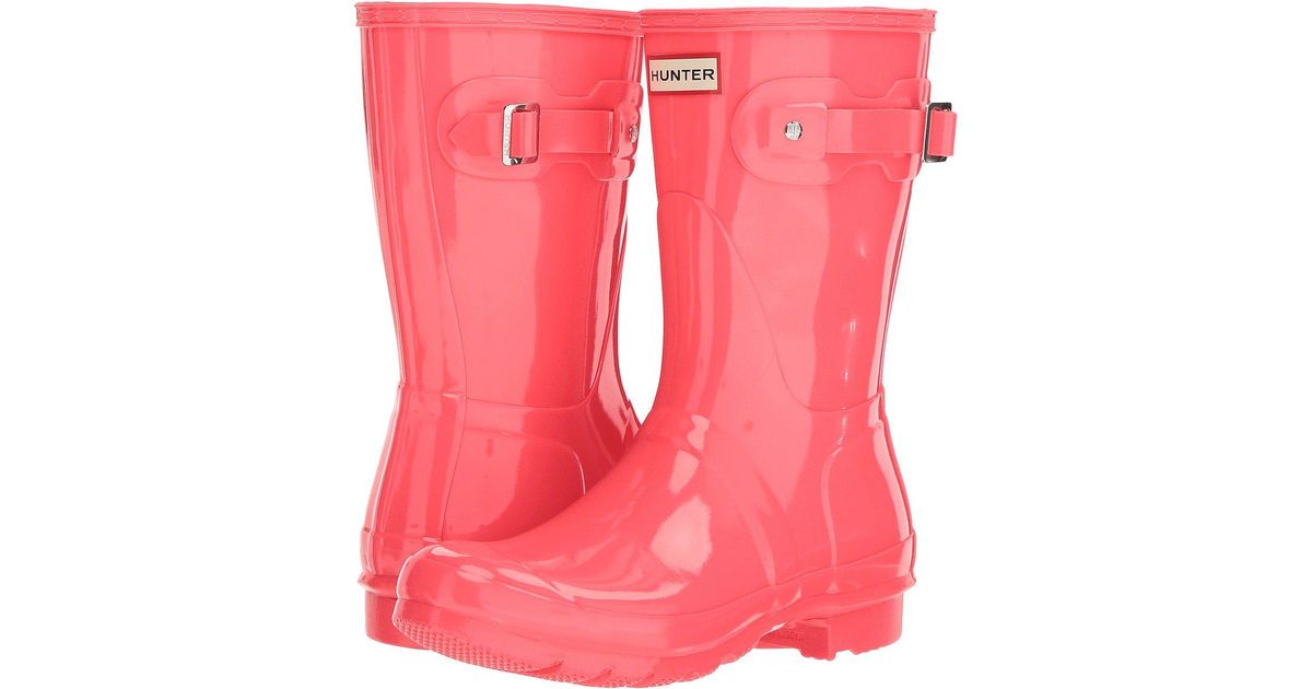 hunter boots hyper pink
