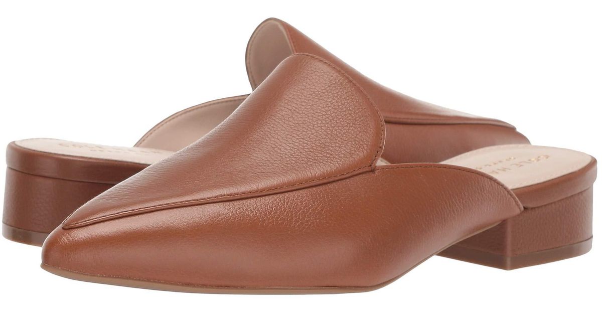 cole haan piper loafer mule leopard