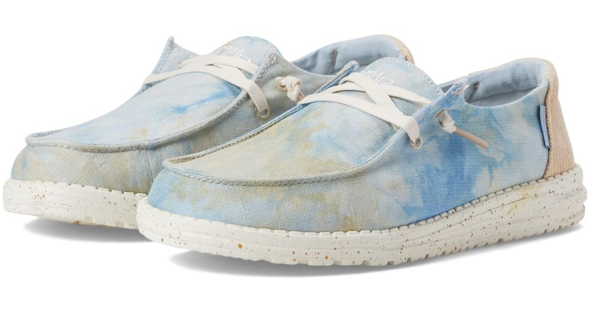 Hey Dude Wendy Tiedye in Blue Lyst