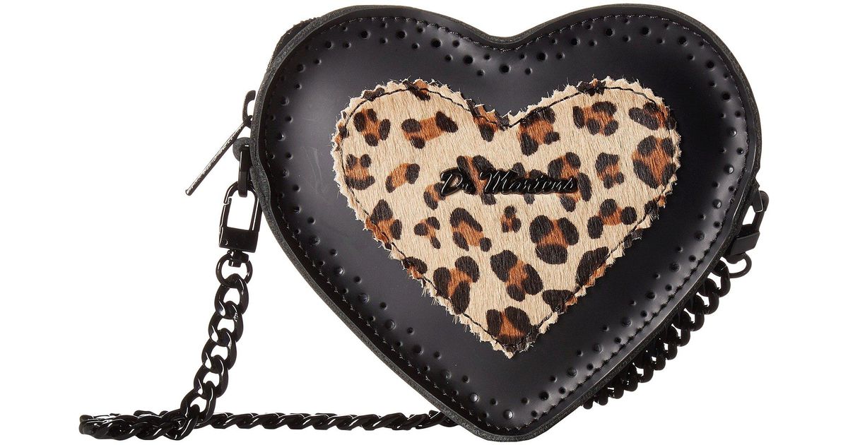 dr marten leopard print heart