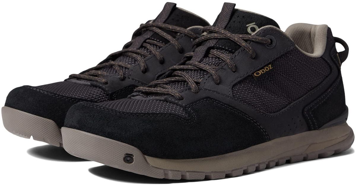 Obōz Bozeman Low Suede in Black for Men Lyst