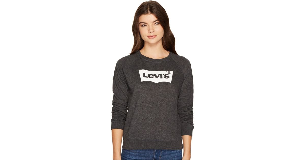 black levi's sweatshirt womens