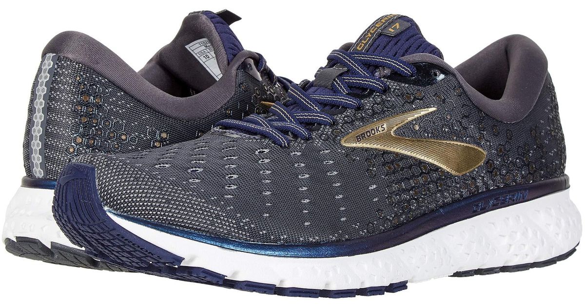 brooks men's glycerin 17 nightlife running shoes