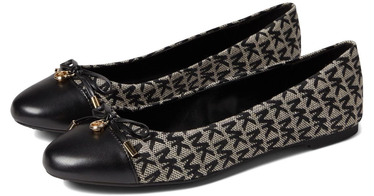 MICHAEL Michael Kors Melody Toe Cap in Black | Lyst